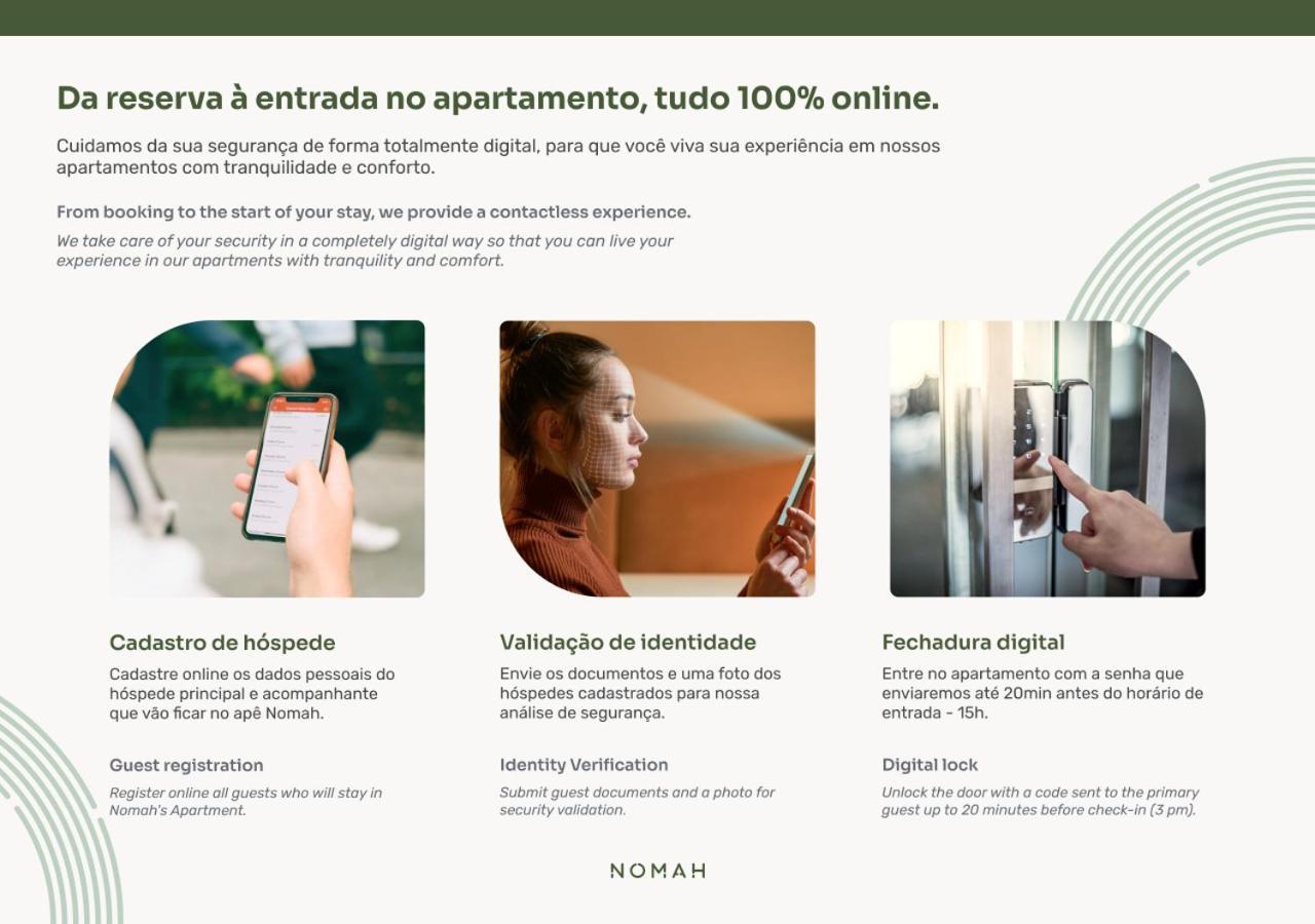 Nomah - Aptos Por Temporada Na Av Cotovia Apartman São Paulo Kültér fotó